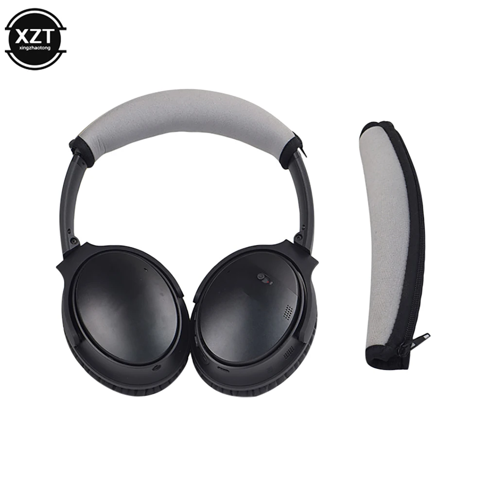 Headphones Headband Cushion Pads Bumper Cover Zipper Replacement for Bose QC15 QC2 QC35 QC25 Headset