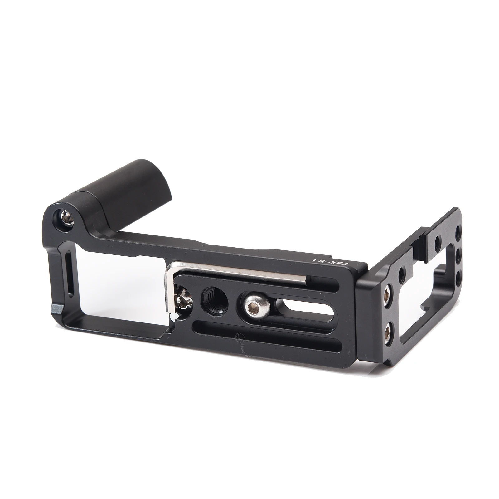 Pegangan Pegangan Dasar Penyangga Pelat L Rilis Cepat untuk Kamera Fujifilm Fuji X-E4 XE4 Cocok dengan Tripod Kepala Bola Arca Swiss