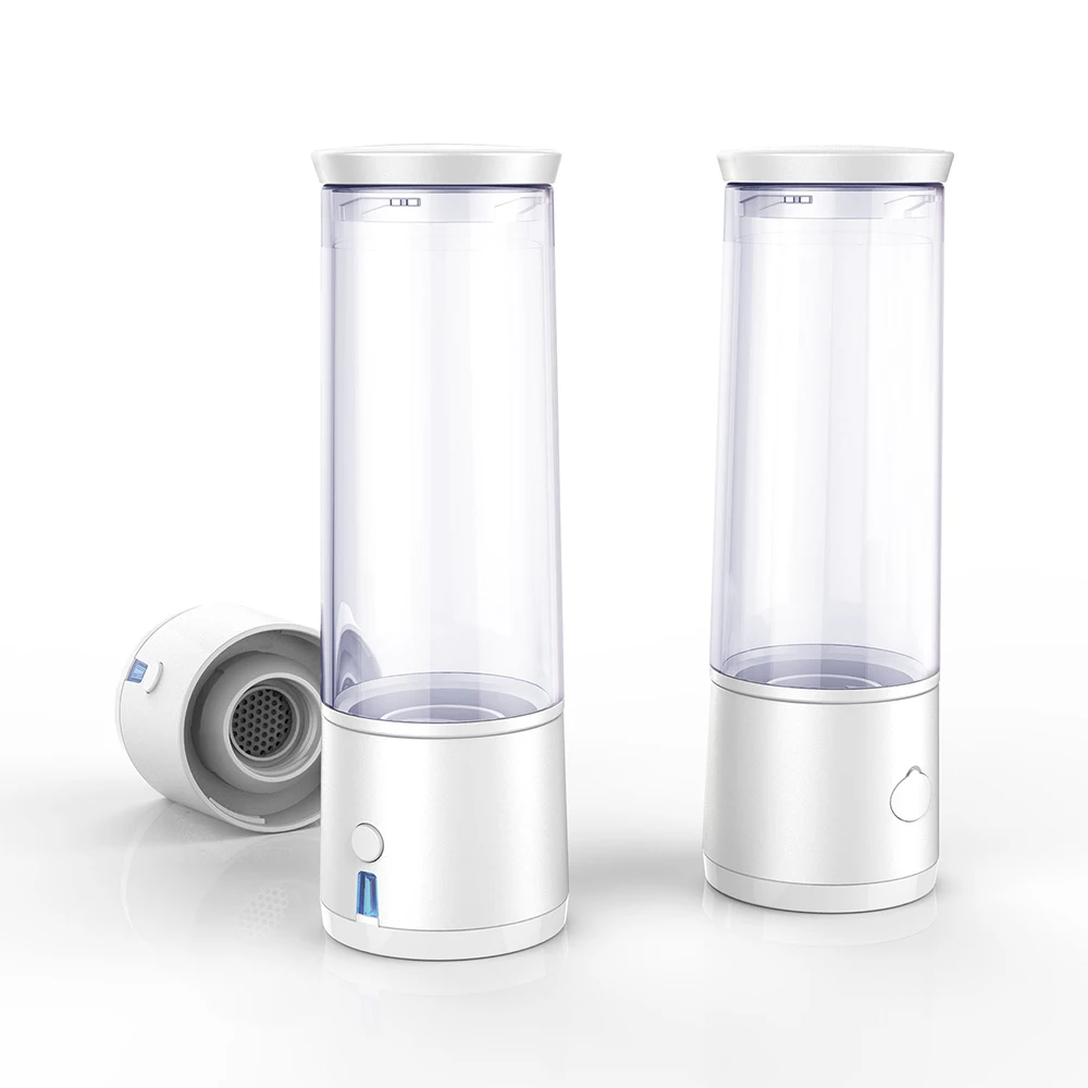 الولايات المتحدة الأمريكية دوبونت N117 أفضل SPE PEM عالية التركيز مولد ماء الهيدروجين زجاجة مع محول زجاجة