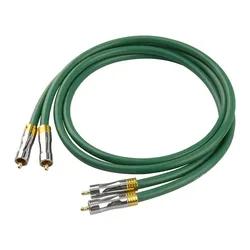 MCINTOSH 4N oxygen-free copper RCA audio cable stereo hifi 2 rca listen 2 rca silver plated cable