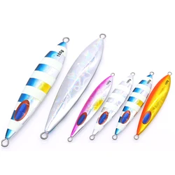 CASTFUN 40g 60g 150g 200g Metal jig Slow Jigging Lure Fishing Jigs Glow Fishing Jigging Lure Slow jig Artificial Baits