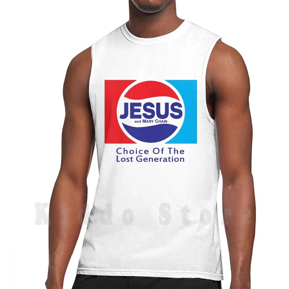 Camisetas sin mangas de The Jesus And Mary Chain-The Choice Of The Lost Generation, 100% algodón, estilo años 80, Cola Jesus Mary Chain Jamc Jesus