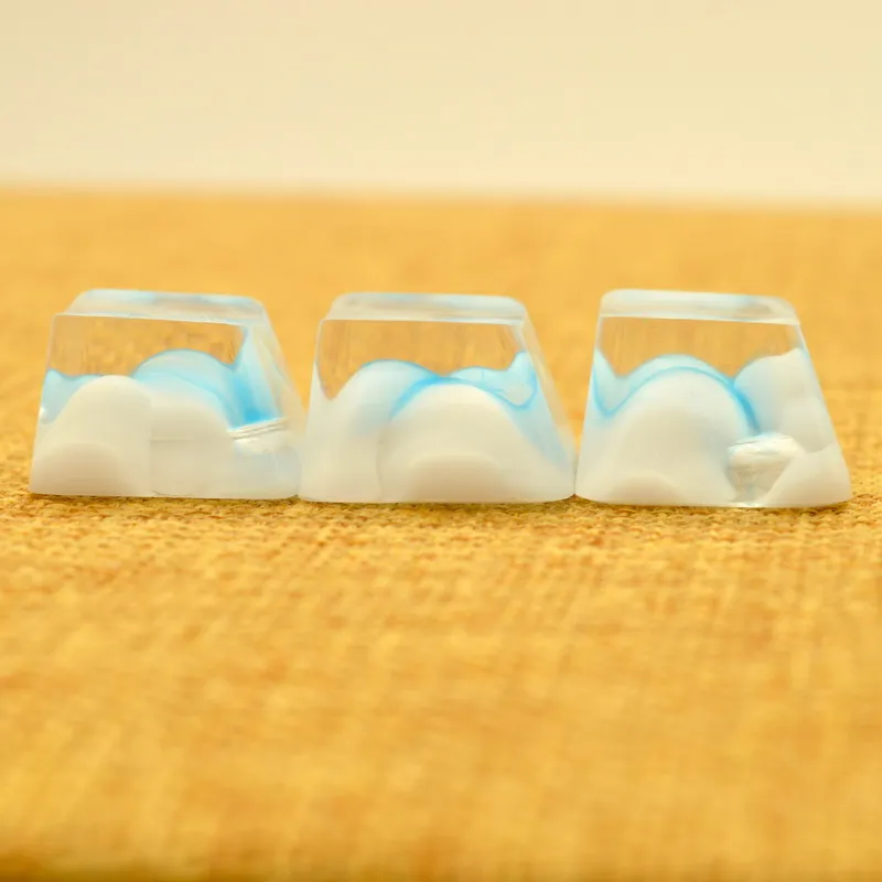 1pc handmade harz schlüssel kappe über wolken R4 höhe ESC