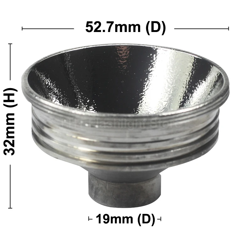 52.7mm (D) x 32mm (H) OP Aluminum Reflector (1 pc)