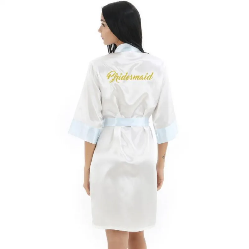 

NEW Bridesmaid wedding Short Robe Bath Gown New Womens Kimono Yukata Nightgown Lady Sleepshirts pajama Nightdress S-XXL #4164