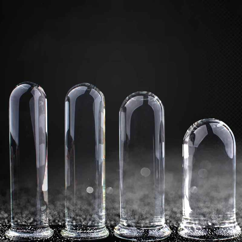 

Huge Glass Dildo Heat-resistant Crystal Long Anal Plug Crystal Glass Cylinder G Point Female Masturbation Butt Plug Adult Toys