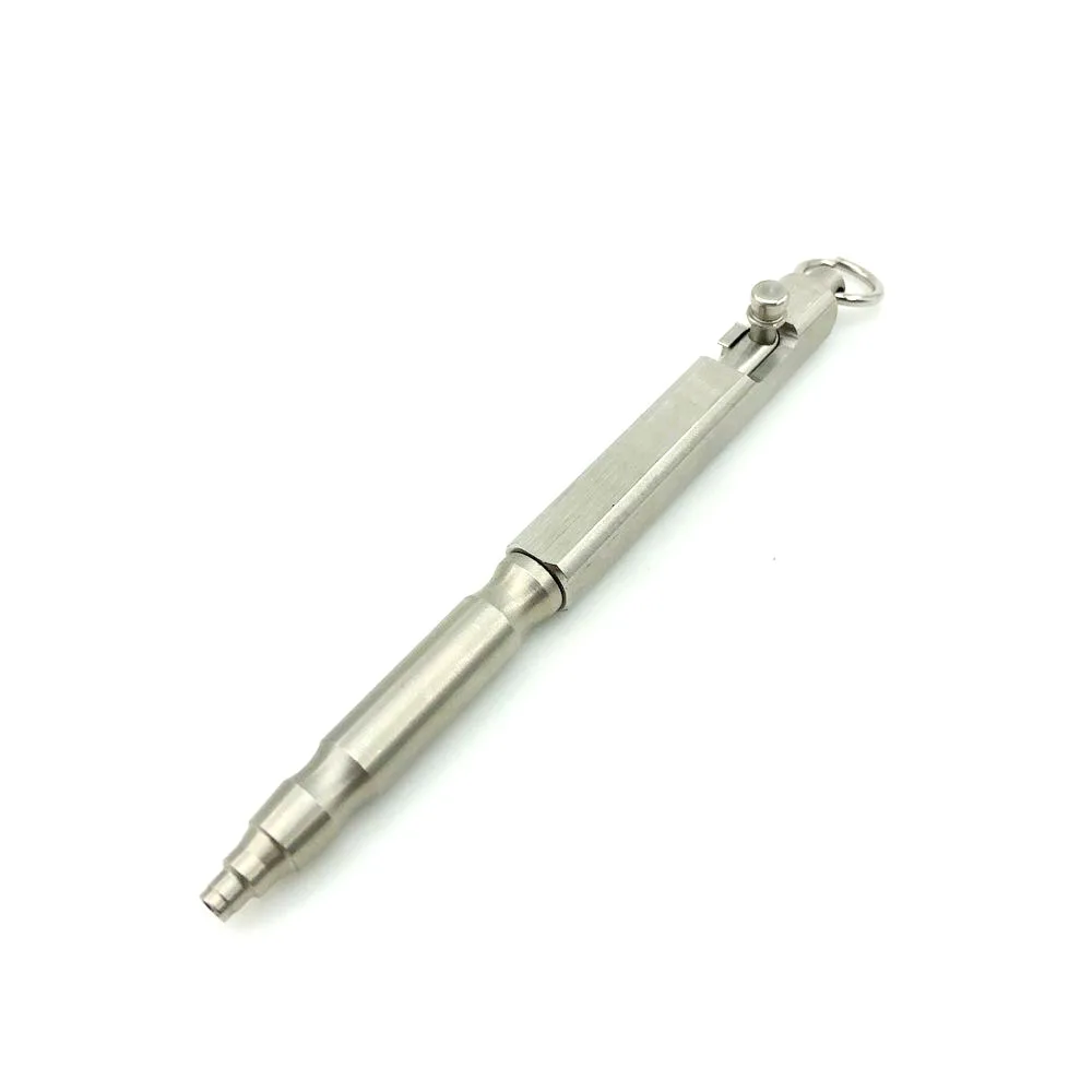 Outdoors Writing Tools EDC Stainless Steel Tactical Pen Bolt Ballpoint Pen