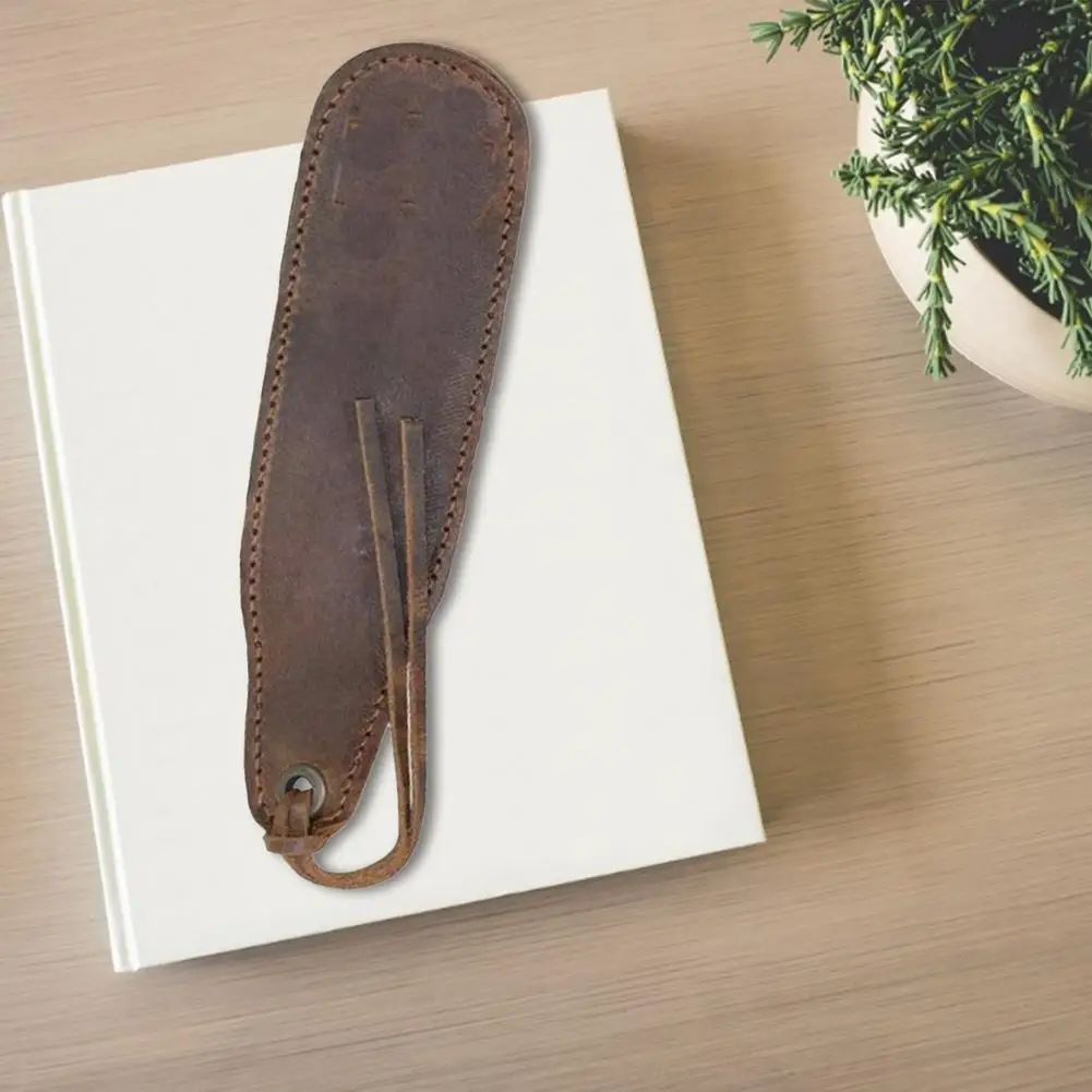Leather Book-mark Vintage Book Page Marker For Book Lovers Page Turners Travel Readers Literature Fans Book Club Gifts Dropship