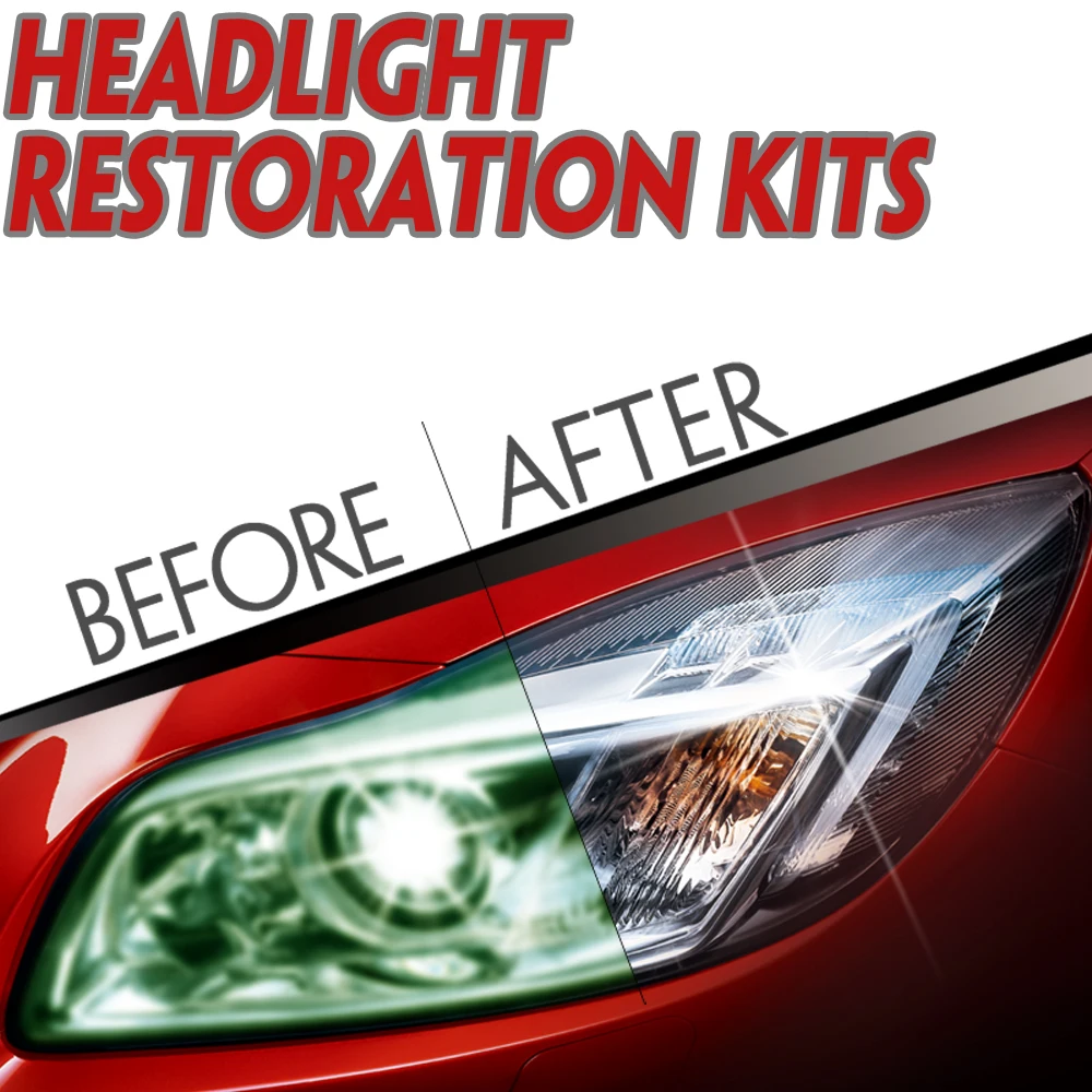 Auto Headlamp Polisher Spotlight Polishing Liquid Coating Sponge Headlight Restore Agent Motorcycle Car Accessories Universal