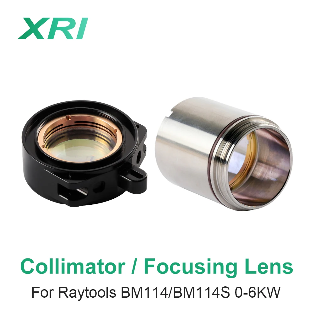 

Fiber Laser Collimator & Focusing Lens D37 F100 150 & D38.1 F200mm For Raytools BM114 114S With Holder