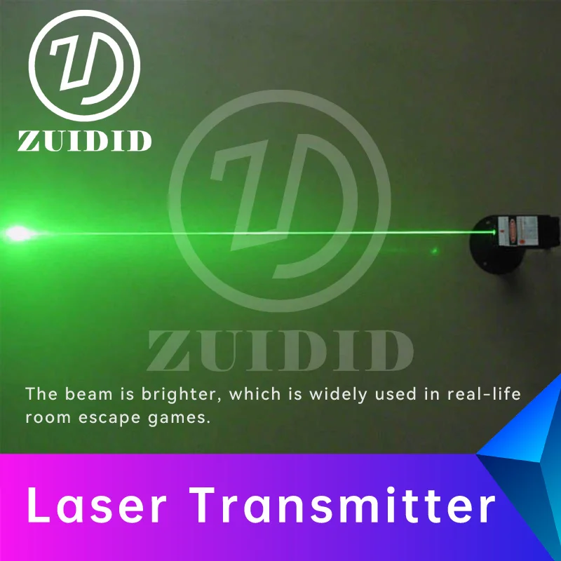 Laser Transmitter green 12v green laser arrays transmitter Real Life escape room game props ZUIDID