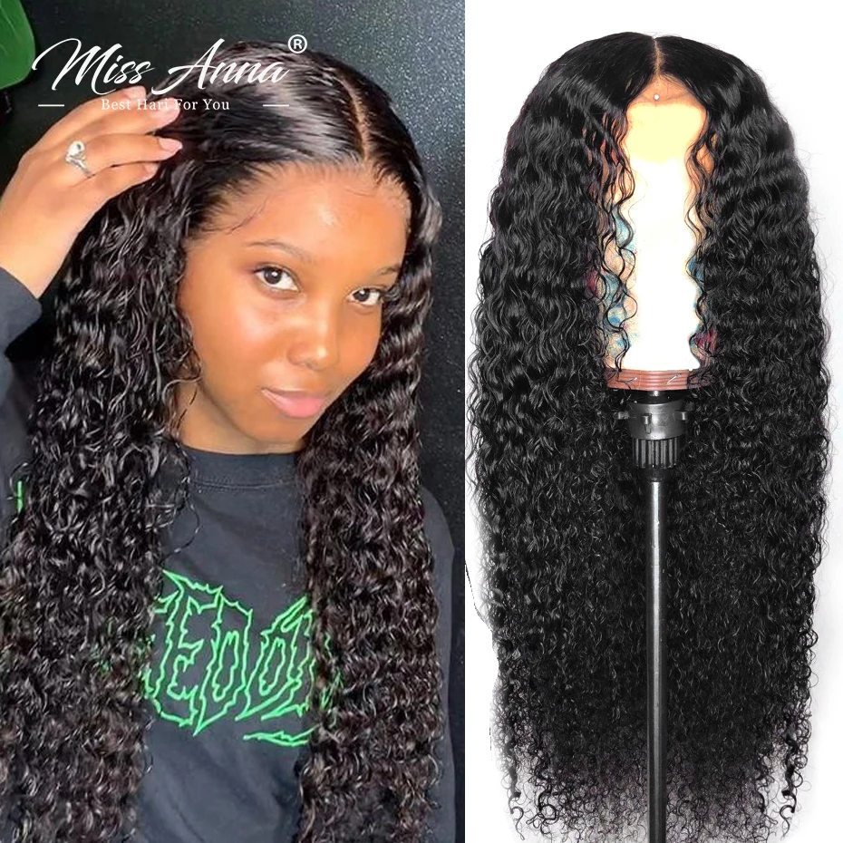 Water Wave Wig 13x6 HD Lace Front Human Hair Wigs Brazilian Curly 13x4 Lace Frontal Wig 250% 4x4 5x5 Lace Closure Wig PrePlucked