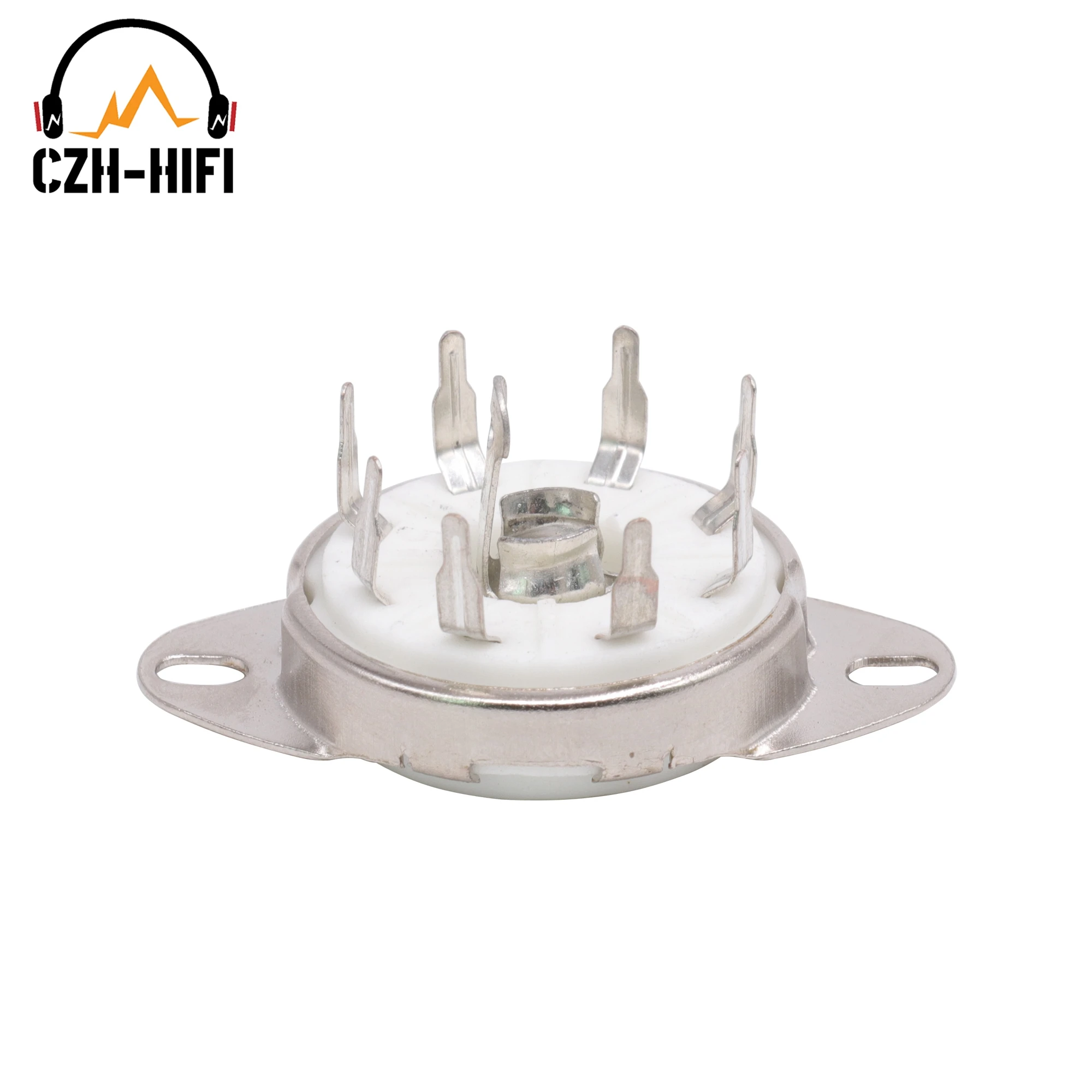 1pc 8-polige Keramik rohr buchse Ventil fuß Power Lampen buchse für 5 b254 c3g 7 n7 ef22 Vintage Audio verstärker DIY Chassis Leiterplatte halterung – Detail 8