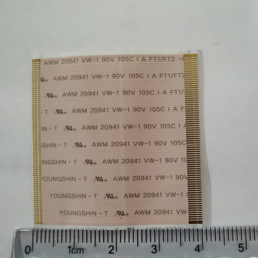 مرنة 40 مللي متر X 40 مللي متر Tcon مجلس موصل الكابلات المرنة 80 دبابيس 2757 الكابلات المرنة الأصلية 80 دبوس Tcon بطاقة كابل دون مشبك