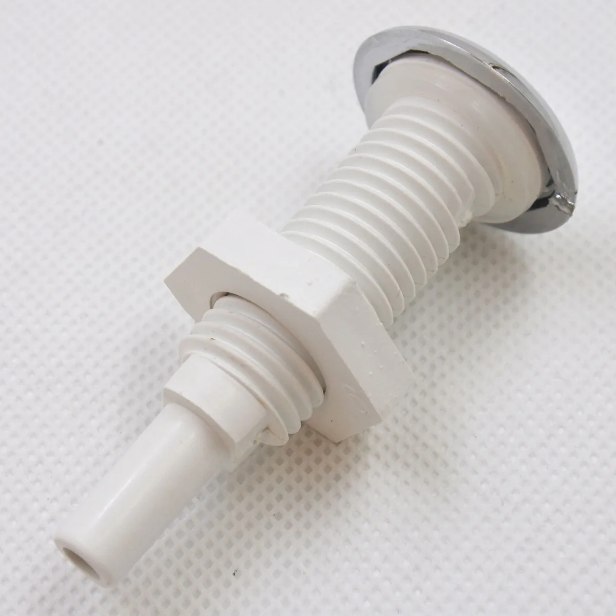 New chrome surface Air jet ABS Material,Massage  bathtub accessories straight teeth nozzle with white base,Perfect for bathroom