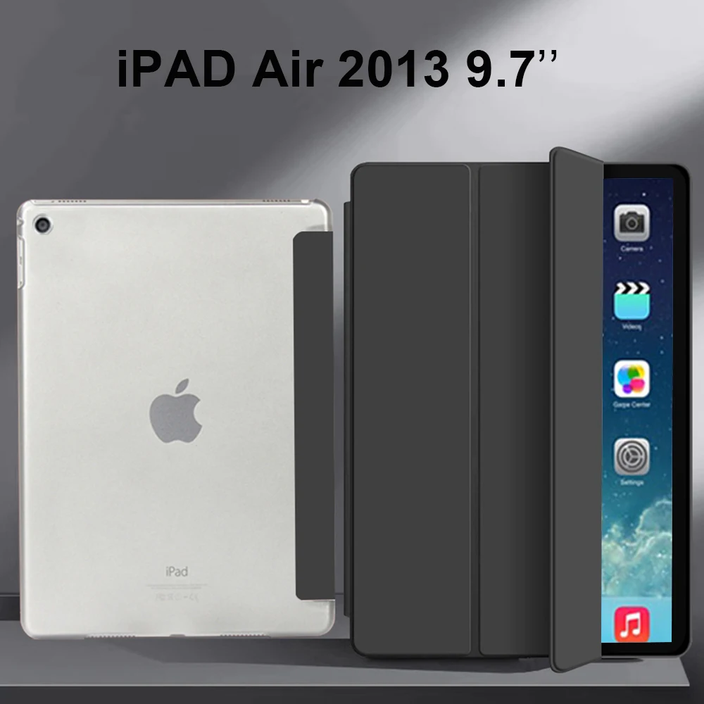 

Чехол для планшета ipad Air 2013 9,7, чехол из искусственной кожи, защитный чехол для iPad Air 1, A1474, A1475, A1476, чехол для автоматического пробуждения и сна