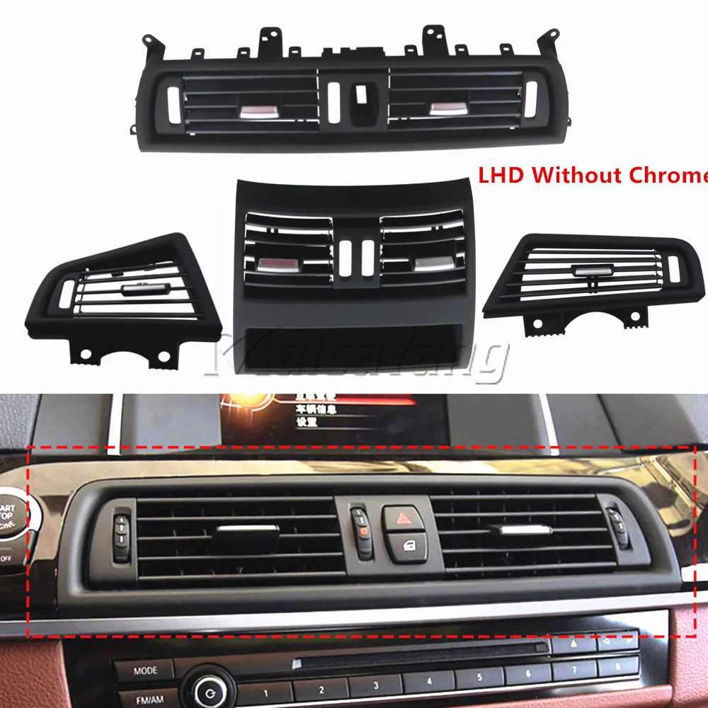 

Malcayang For BMW 5 Series F10 F18 Air Conditioning Vent Grill Outlet Panel Front Row Wind Left/Center/Right/Rear .