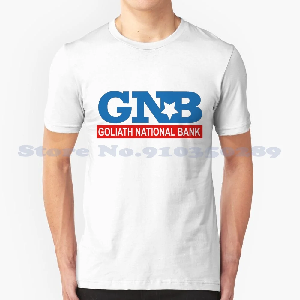 Goliath National Bank 100% Cotton T-Shirt Gnb Goliath National Bank Himym How I Met Your Mother Barney Stinson Eriksen