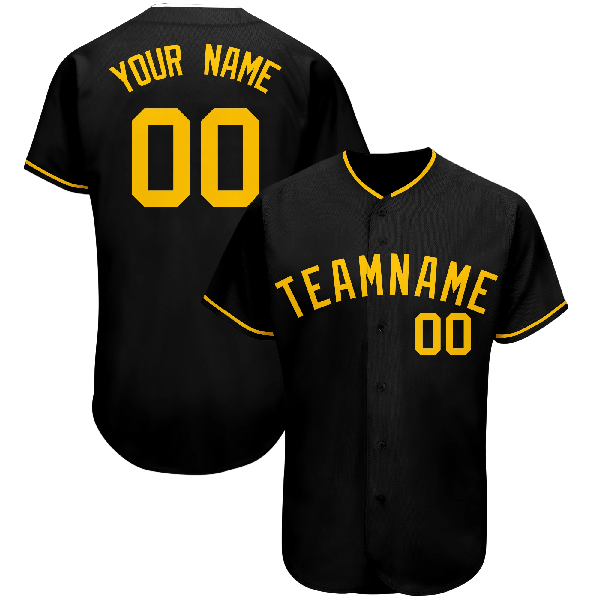 Top Quality Baseball Jersey Custom Add Team Name Number Short Sleeve Button Baseball/Softball Shirt Special Gifts for Fans Men