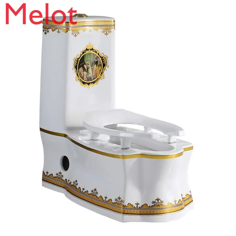 Colorful Squatting and Sitting Dual-Purpose Toilet Siphon Super-Swimming Dual-Purpose Toilet