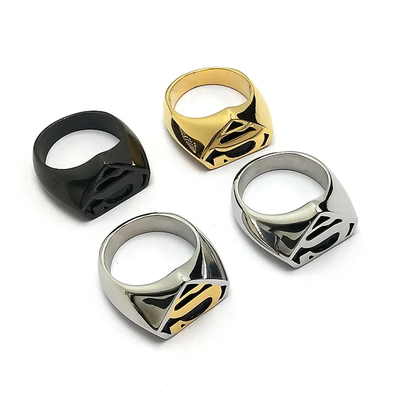 New Cool  Men's Symbol 316L Stainless Steel Ring