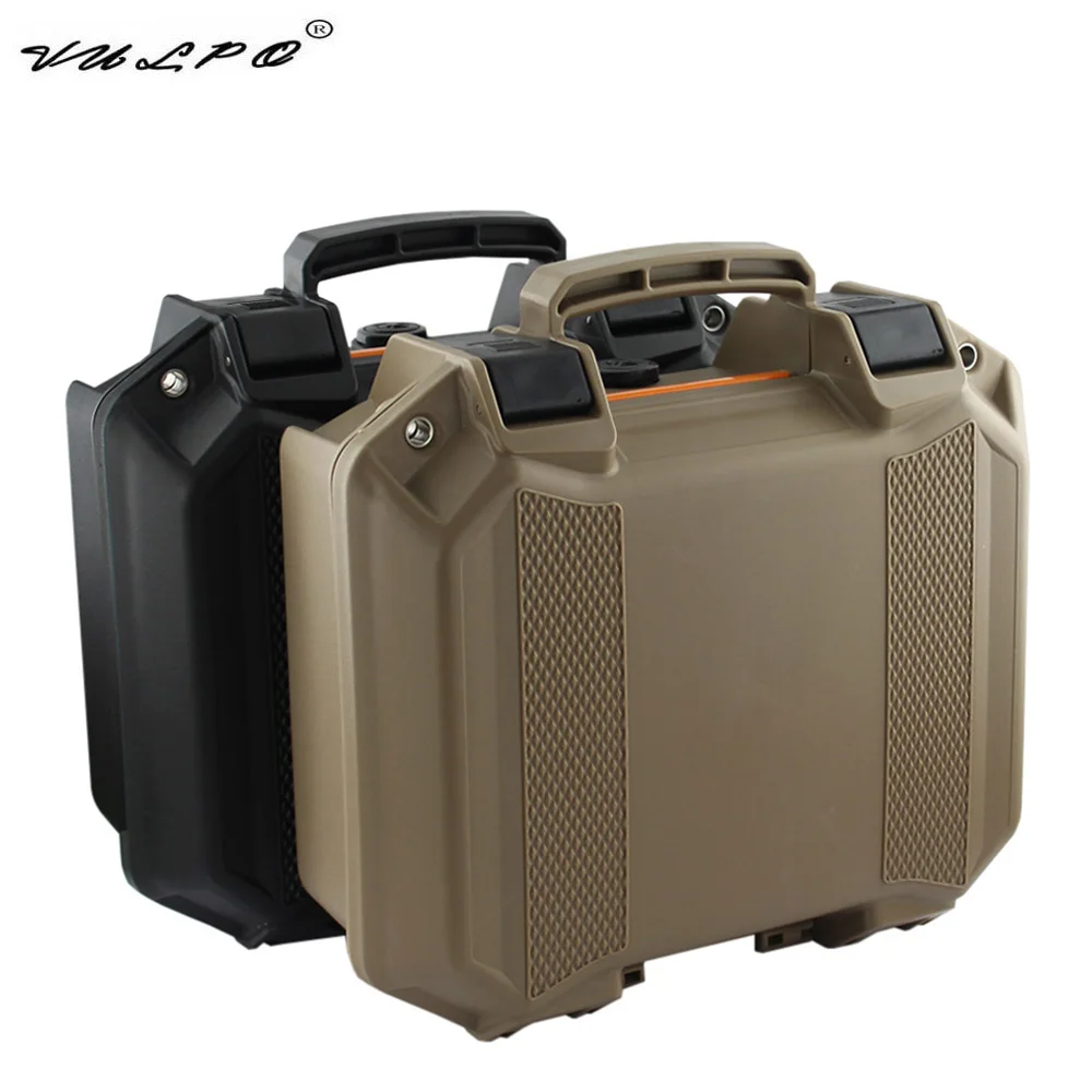 

VULPO Tactical Pistol Safety Carry Case Airsoft Shooting Gun Accessories Carry Box Tool Case Hard Shell Case for Camera