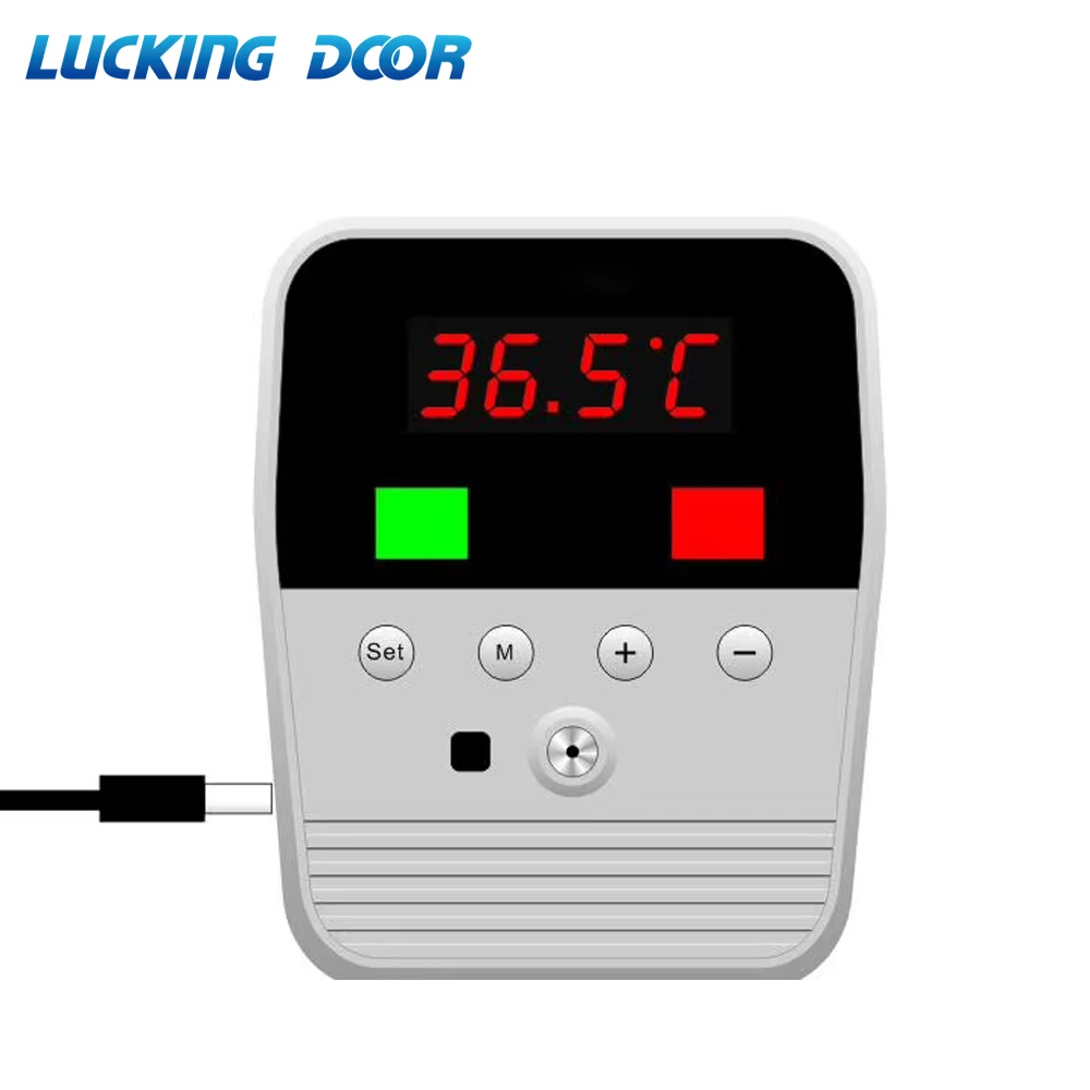 

With Temperature Checks Portable Infrared temperature Detector Non-contact Human Body Automatic Temperature Measurement