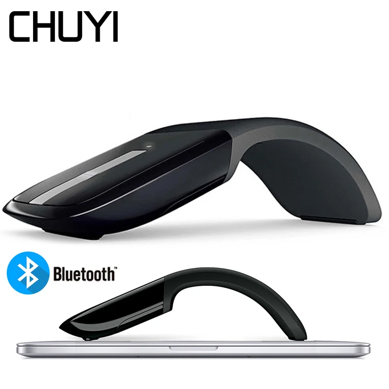 Bluetooth Wireless Arc Touch Mouse 1200DPI Optical Folding Mause Slim Notebook Mause Ultra-Thin Computer Mice For Microsoft PC