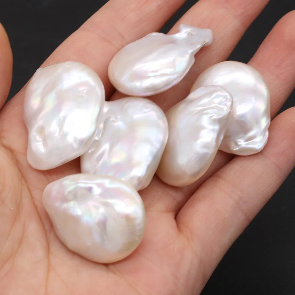1Pcs Irregular Natural Freshwater Pearl Mother Of Pearl Beads Charms For DIY Necklace Bracelet Anklet Jewelry Accessory
