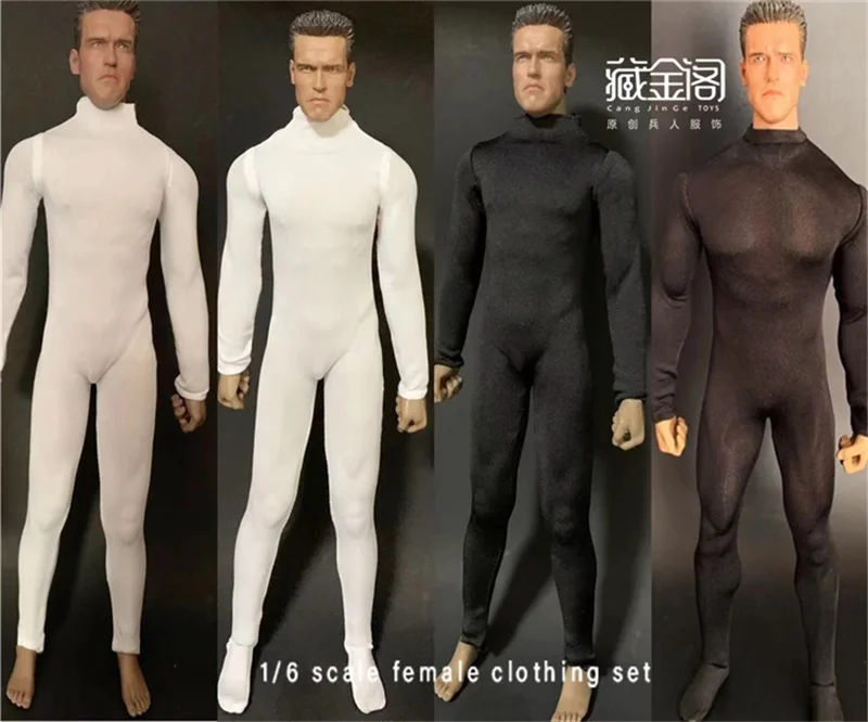 In Stock 1/6th For Sale Elastic Bodysuit CJG-M013 Tights Coat Man Male 12inch Soldier Accessories