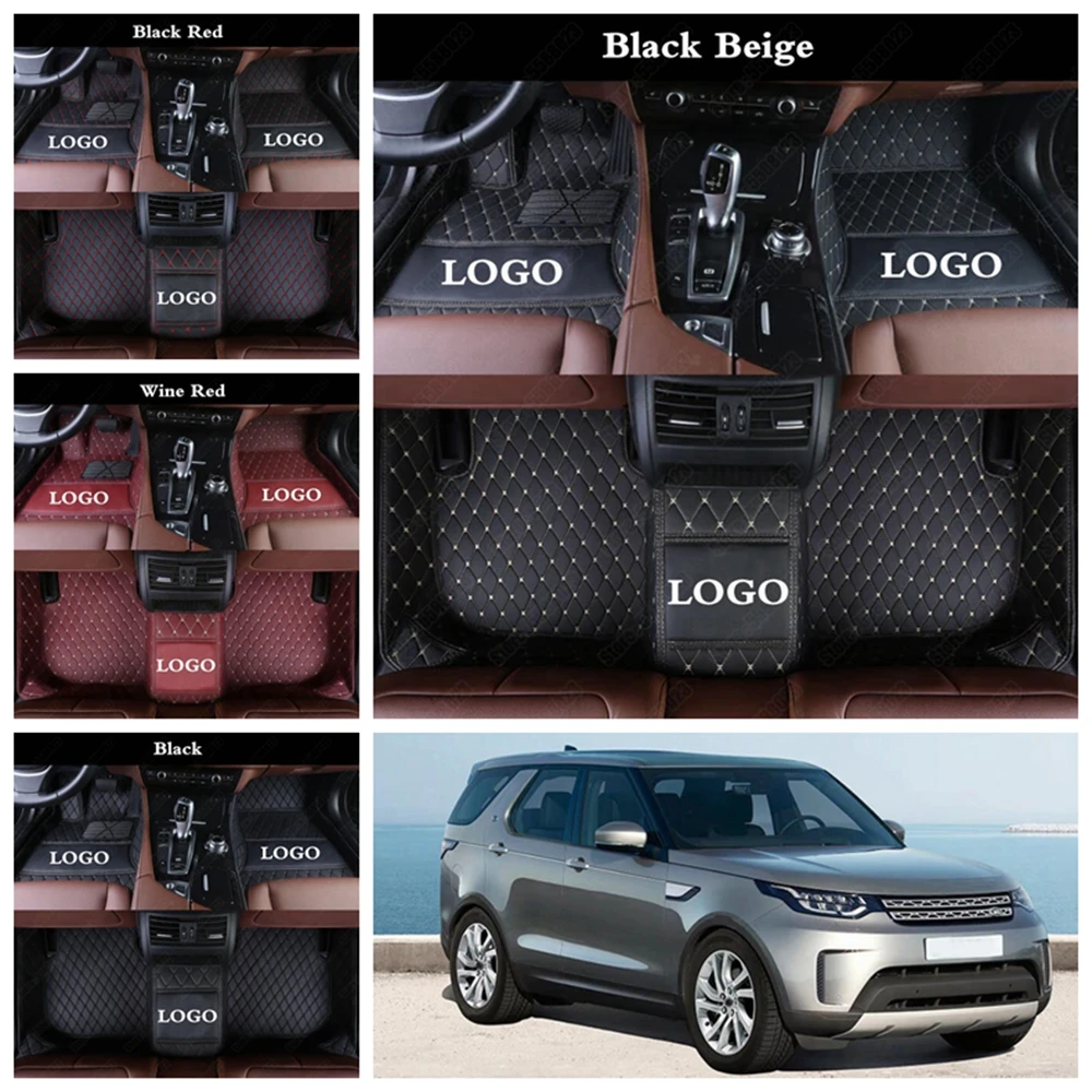 

Car Floor Mats for Land Rover Range Rover Evoque Range Rover Sport Velar All Weather Leather Custom Automotive Carpet Cover Rugs