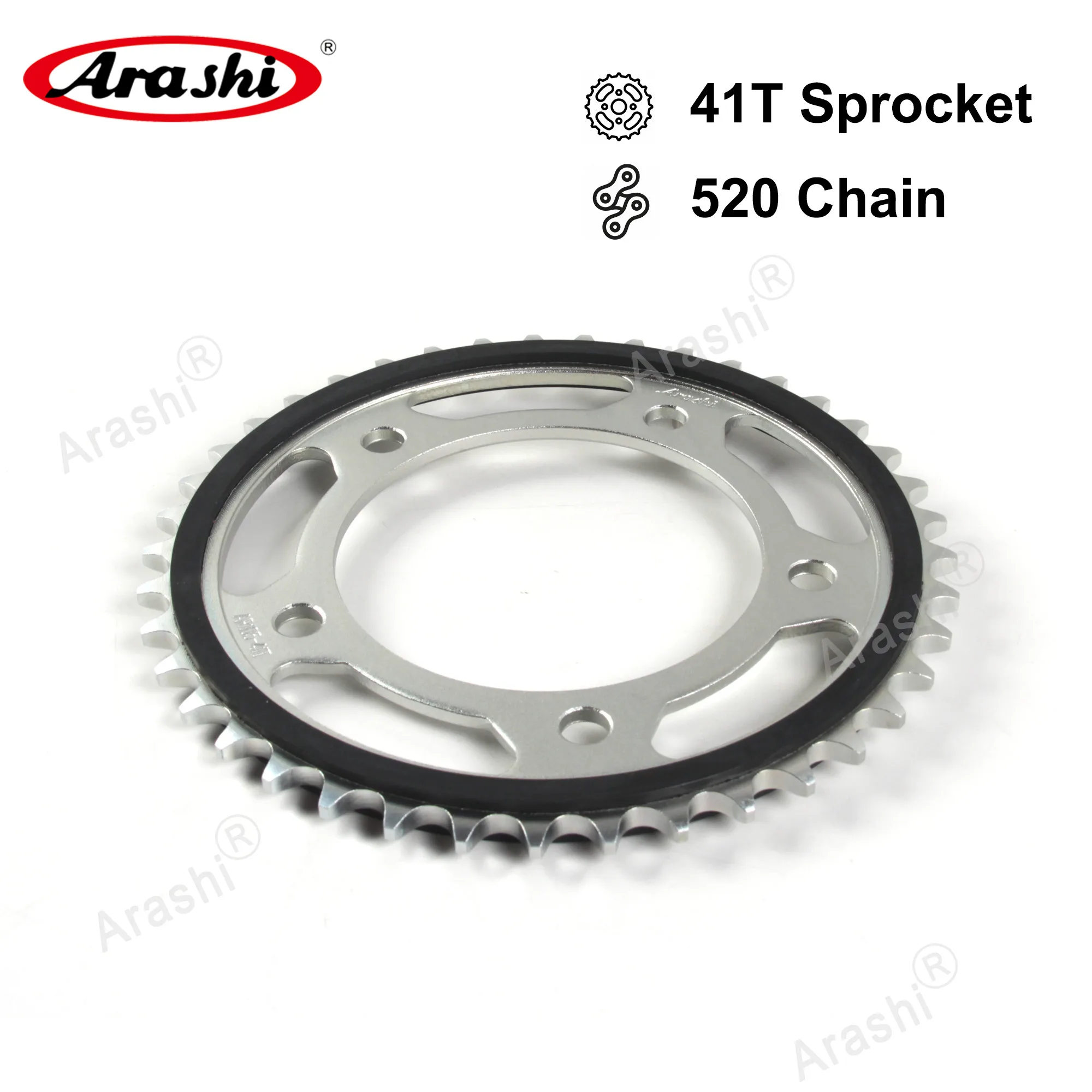 

Arashi 41T Rear Drive Sprocket For HONDA CB500 FA / XA 2013 2014 2015 2016 2017 2018 2019 2020 Wheel Chain Sprockets CB500FA