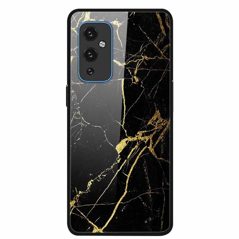 Glass Case For Oneplus 9 Tempered Hard Phone Cover For Oneplus 9 Pro LE2113 Cartoon Capa Luxury For Oneplus9 9 9Pro Shells Coque