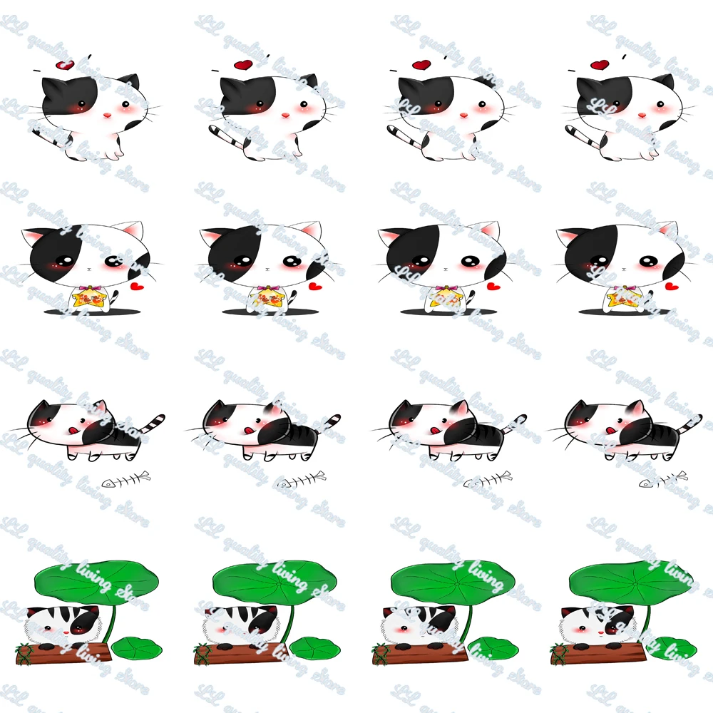 

WL Black and White Cat Printing Grosgrain Ribbon Gift Wrapping Bow Party Decoration Craft Supplies Wholesale Dog Animal Collar