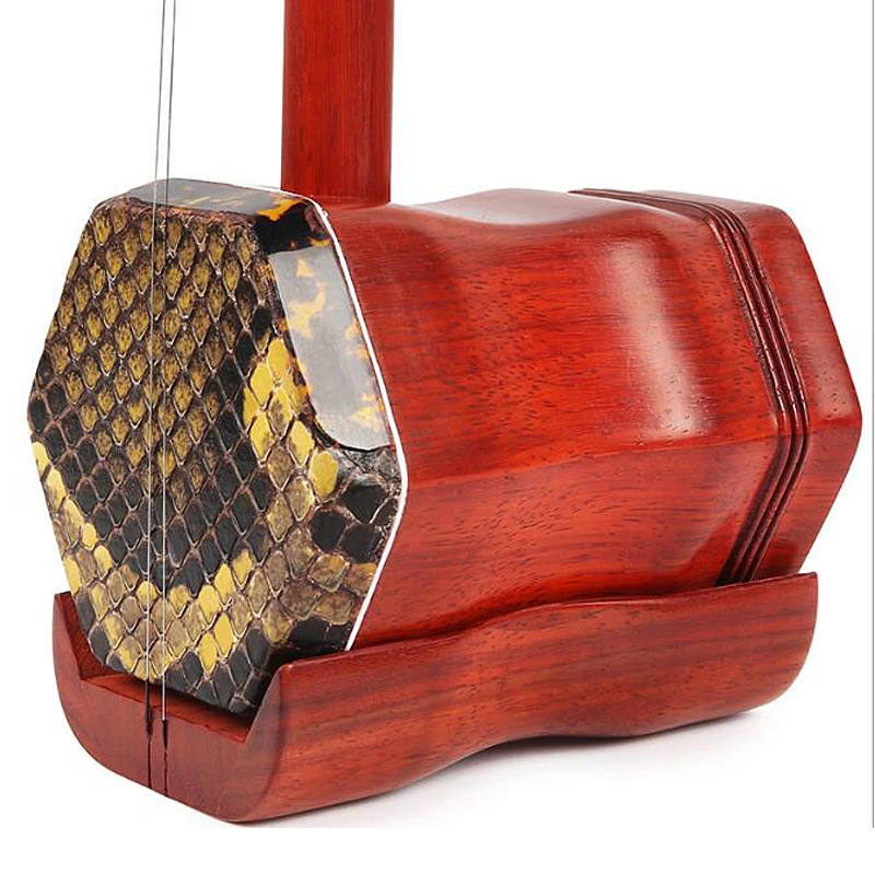 Chinese Erhu Solid red wood erheen with accessories Two strings violin fiddle Stringed Musical Instrument