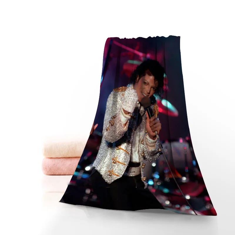 Hot Sale Michael  Jackson 35x75cm Fitness Sports Towel Portable Quick-drying Towel Yoga Outdoor Microfiber Sports Towel