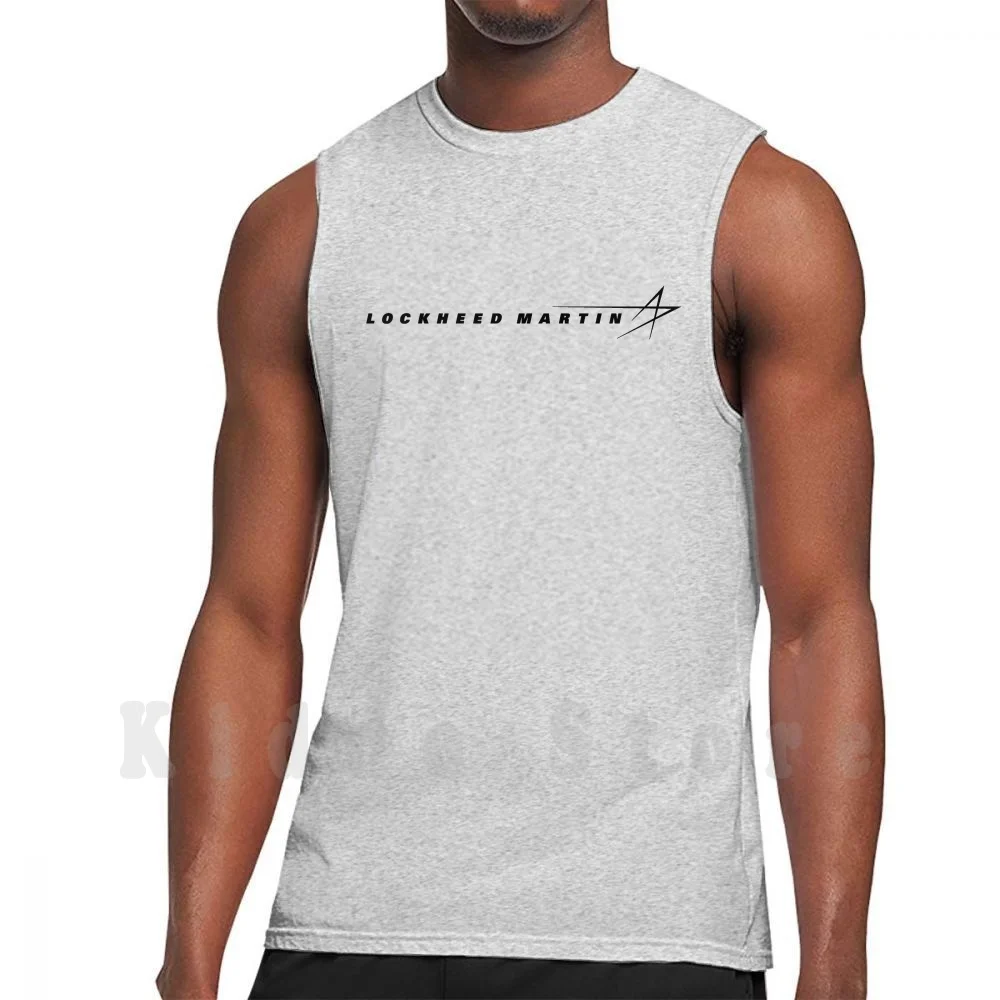 Lockheed Black Logo Tank Tops Vest Sleeveless Lockheed Boeing Airplain Airplane 737 787 747 777 A380 A320 Logo Boeing