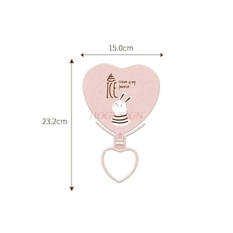 Kleine spiegel Hartvormige spiegel Hd Desktop Desktop Dressing Spiegel Kleine frisse hangende prinsessenspiegel Verkoop