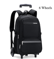 Student School trolley backpack for boys school wheeled bag with wheels Kids School Rolling Bag School Wheeled Backpack for Boys