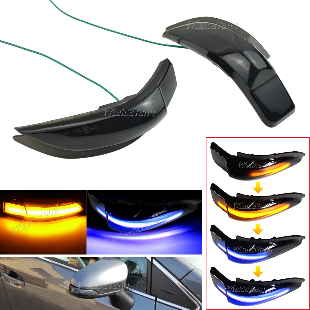 LED Dynamic Side Mirror Turn Signal Indicator Light For Toyota AQUA COROLLA AXIO FIELDER AURIS PREMIO ALLION PRIUS C VENZA