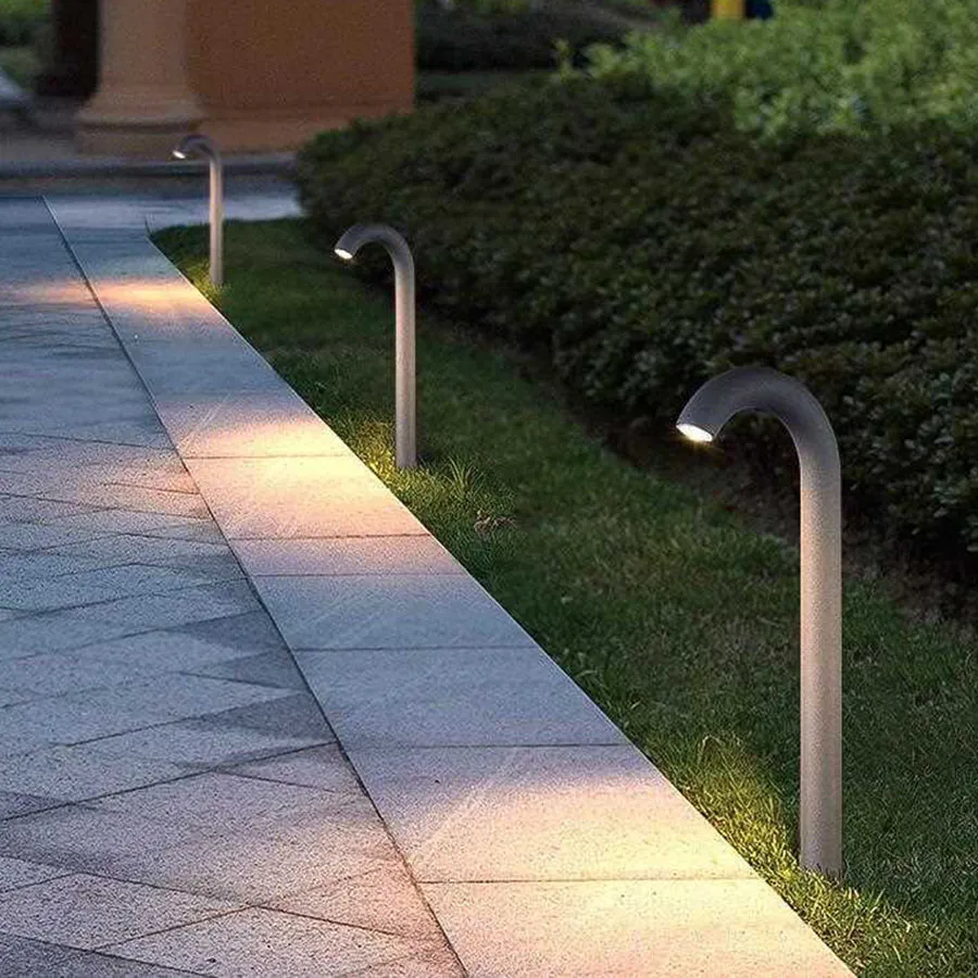 1pcs 10W COB LED Garden Light Faucet Light Landscape Pathway LED Lawn Lamp Courtyard Villa Aluminum Pillar Bollard Spotlight