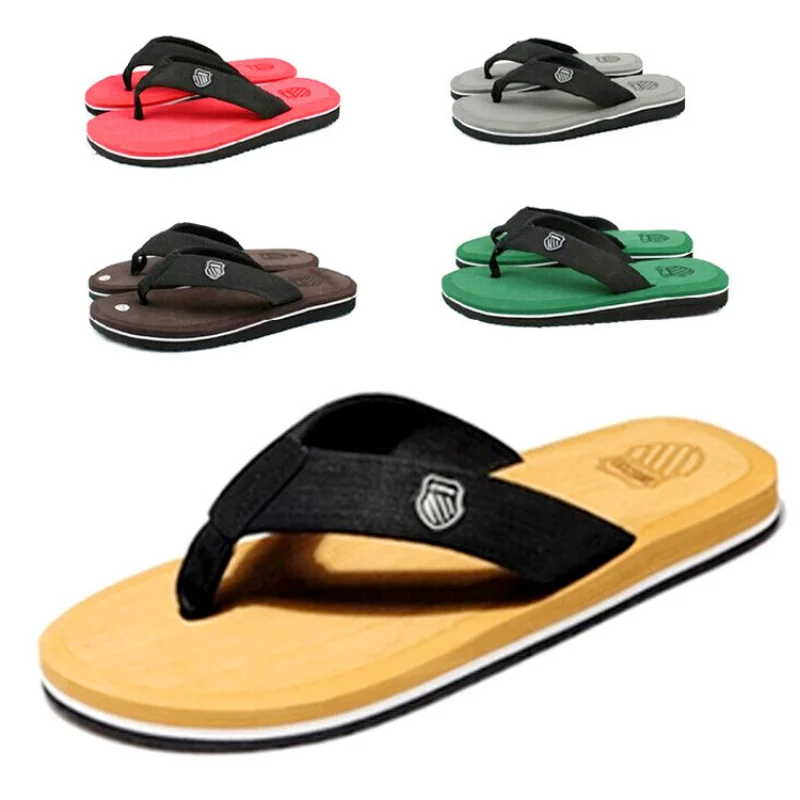 

New Men Shoes Unisex Summer Beach Sandals Anti-slip Fashion Outdoor Breathable Casual Couple Beach Sandal Flip Flops Shoes