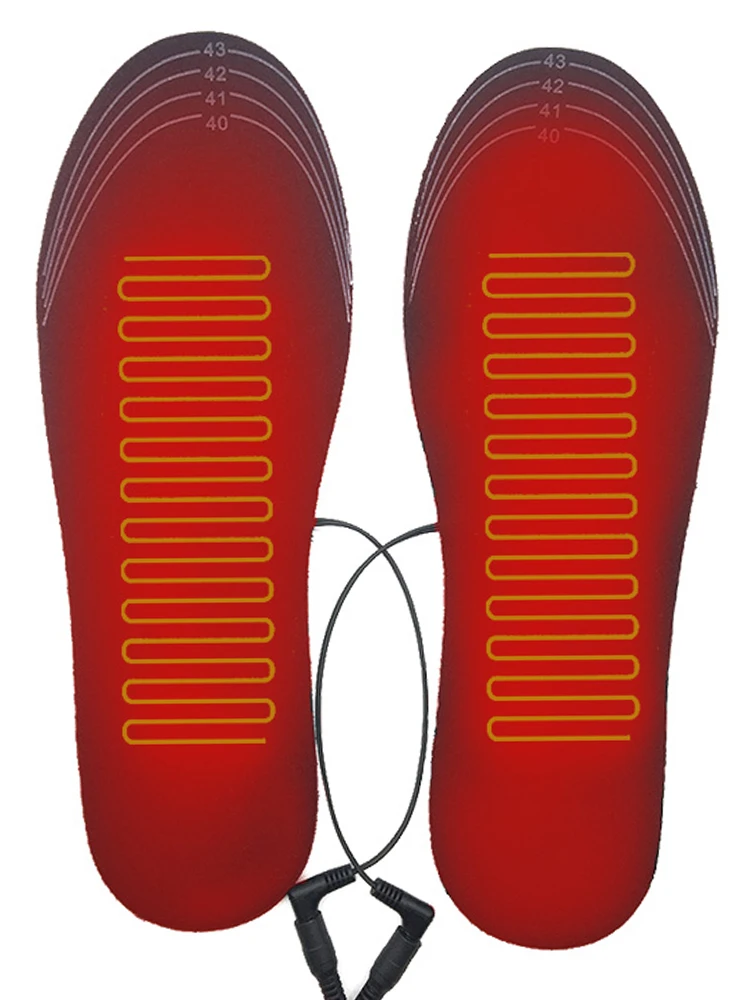 Insoles 가열 USB 전기 발 온난화 패드 발 온열 패드 매트 겨울 야외 스포츠 난방 Insoles 겨울 따뜻한 