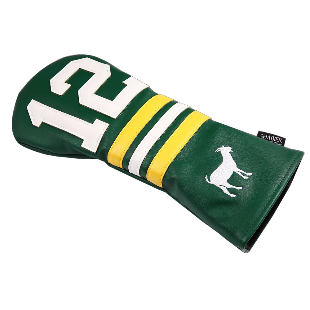 PU Leather Men Women Sports Idol Jersey Number Style Cover Golf Club Driver Headcover