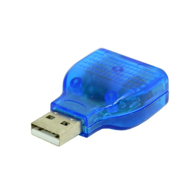 OULLX USB Male to Dual PS2 Female Cable Adapter Converter USB to Two PS2 Use For Keyboard Mouse Dock Adapter for PC Computer