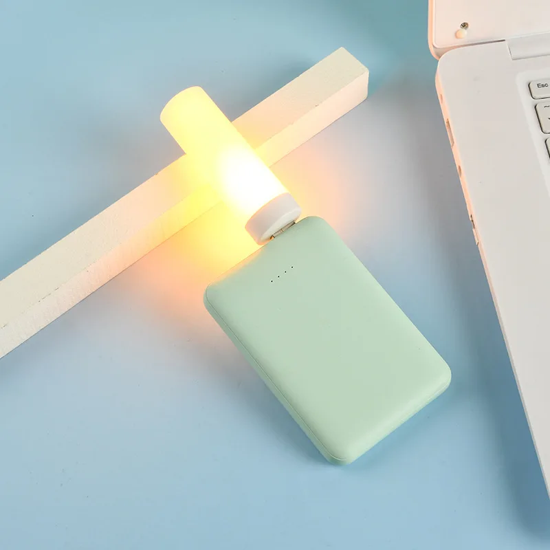 USB Atmosphere Light LED Flame Flashing Candle Lights Book Lamp for Power Bank Camping Lighting Cigarette Lighter Effect Light