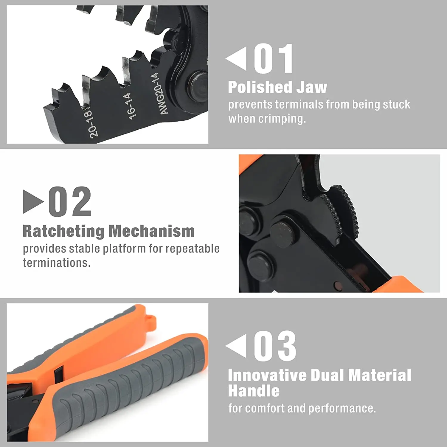 IWISS ‎IWS-1420D Weather-Pack/Metri-Pack Crimping Tool 14-20AWG Wire Crimper Plier for Delphi Packard Sealed&Unsealed Terminals