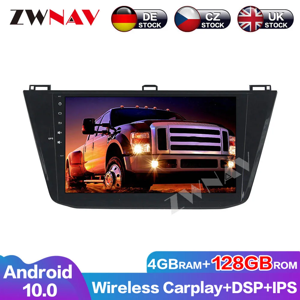 Car DVD Player GPS Multimedia Auto Radio 128G Android 10 DSP Audio Navigation For VW Tiguan 16 Head Unit