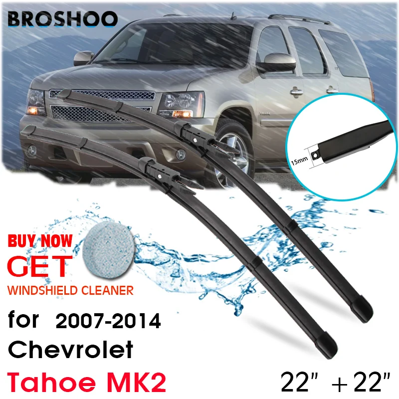 

Car Wiper Blade Front Window Windscreen Windshield Wipers Blades Auto Accessories For Chevrolet Tahoe MK2 22"+22" 2007-2014