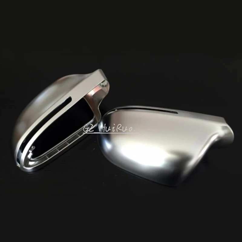 Chrome Matt Replacement Car Rear View Rearview Mirror Cover Caps Trim For Audi A8 S8 D3 4E 2007 2008 2009  Car modeling